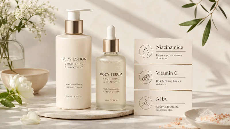 Khi chọn sản phẩm dưỡng sáng body, nên ưu tiên thành phần rõ ràng và phù hợp với tình trạng da.