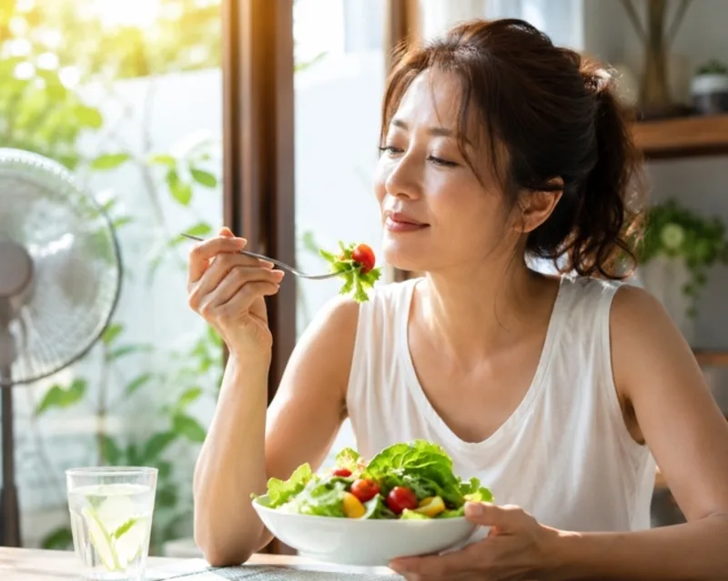 Chế độ ăn uống, giấc ngủ và thói quen sinh hoạt lành mạnh góp phần giúp làn da khỏe và tươi sáng hơn.