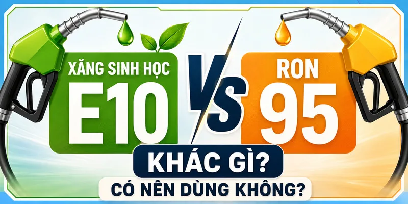 E10 RON 95-III và E10 RON 95-V đều là xăng sinh học, nhưng khác nhau về tiêu chuẩn chất lượng và mức yêu cầu khí thải.