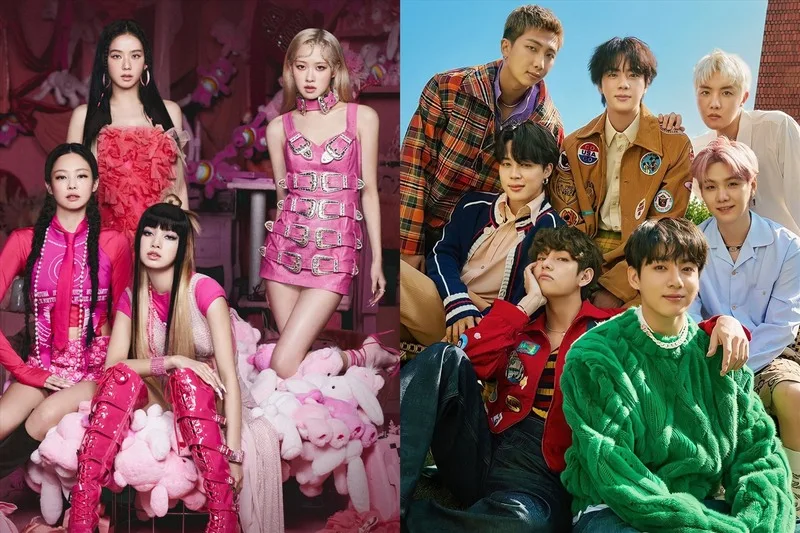 BTS và BLACKPINK được xem là 2 trong số nhóm nhạc Kpop nổi tiếng nhất hiện nay